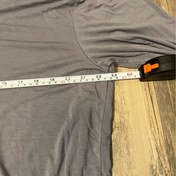 Free Fly Flex Bamboo LS Henley Blue Heather Dusk Size 3XL - Picture 6 of 12